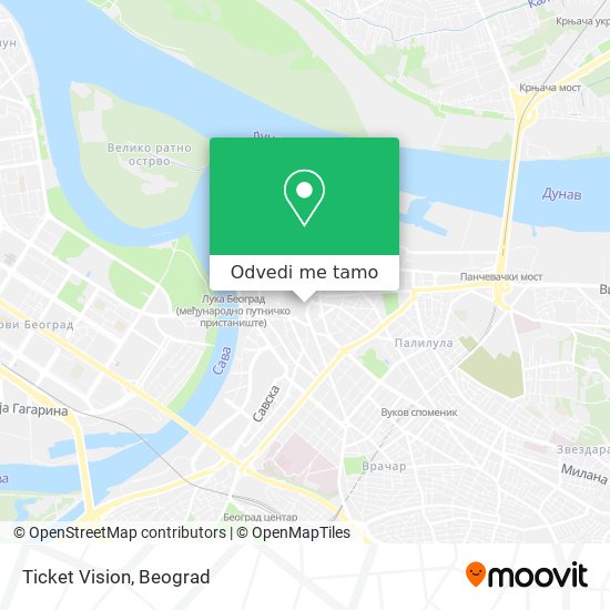 Ticket Vision mapa