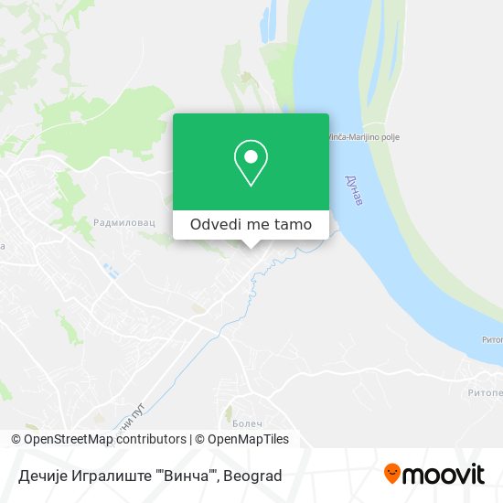 Дечије Игралиште ""Винча"" mapa