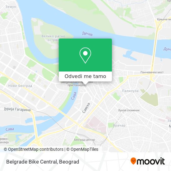 Belgrade Bike Central mapa