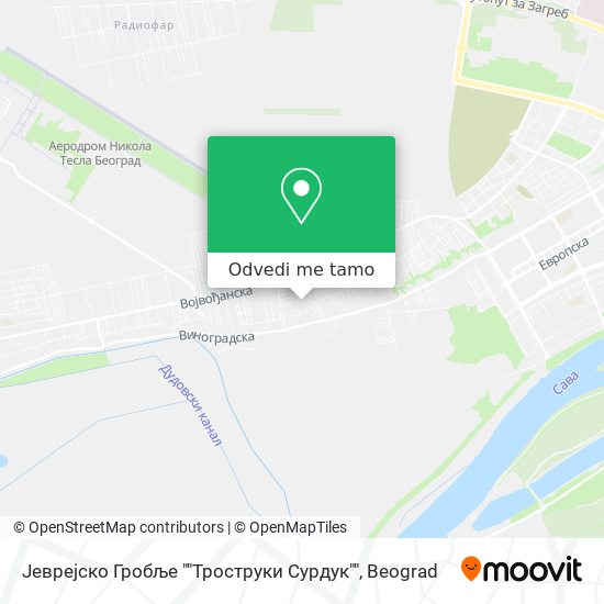 Јеврејско Гробље ""Троструки Сурдук"" mapa