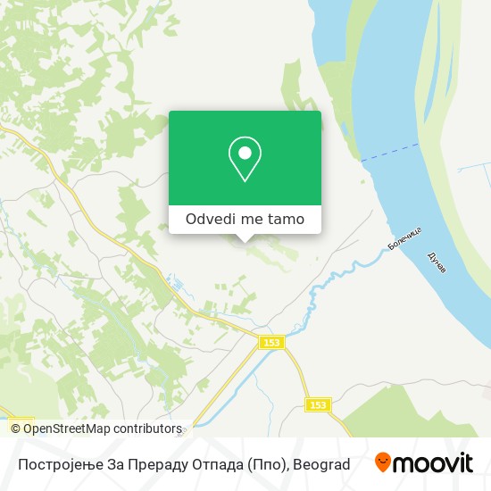 Постројење За Прераду Отпада (Ппо) mapa