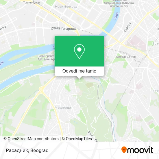 Расадник mapa
