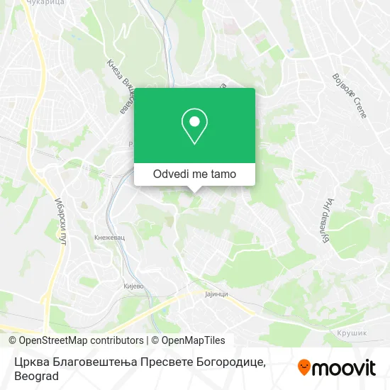 Црква Благовештења Пресвете Богородице mapa
