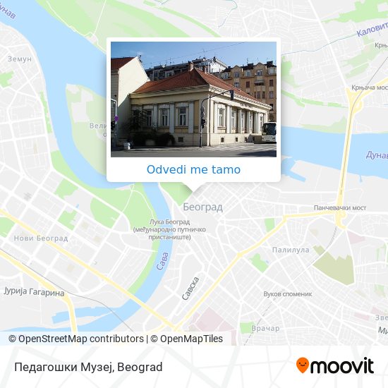 Педагошки Музеј mapa