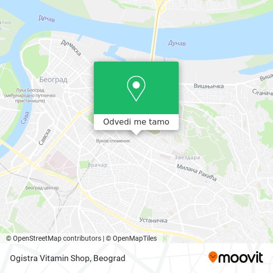 Ogistra Vitamin Shop mapa