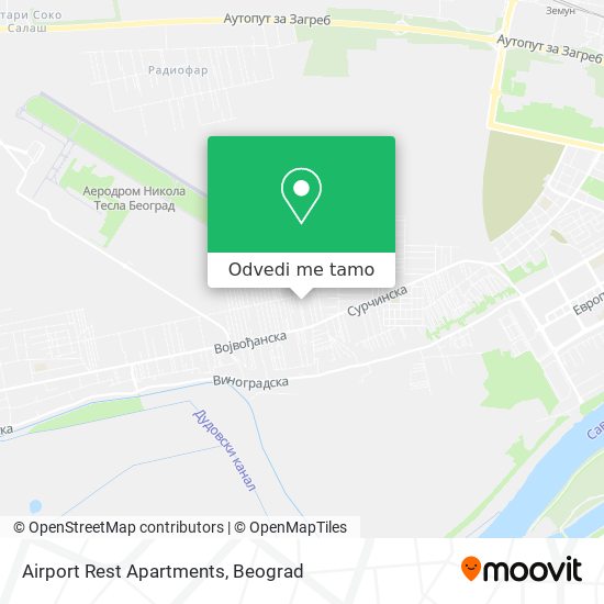 Airport Rest Apartments mapa