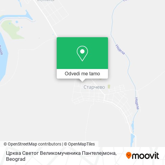 Црква Светог Великомученика Пантелејмона mapa