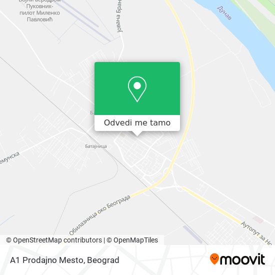 A1 Prodajno Mesto mapa