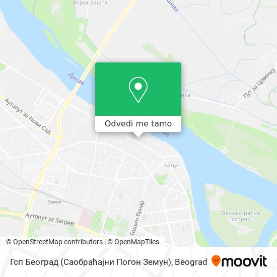 Гсп Београд (Саобраћајни Погон Земун) mapa