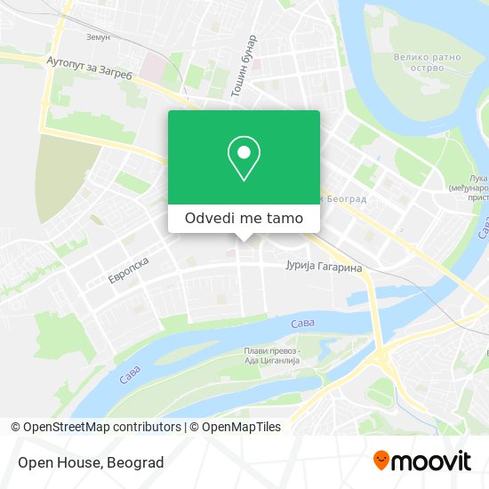 Open House mapa