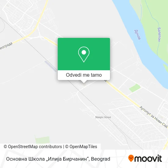 Основна Школа „Илија Бирчанин“ mapa