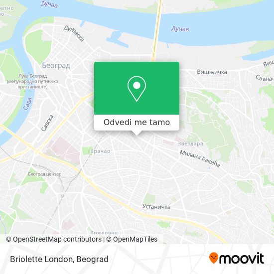 Briolette London mapa
