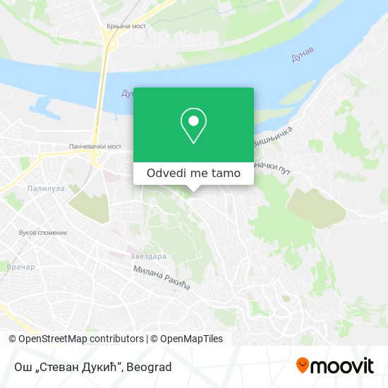 Ош „Стеван Дукић“ mapa