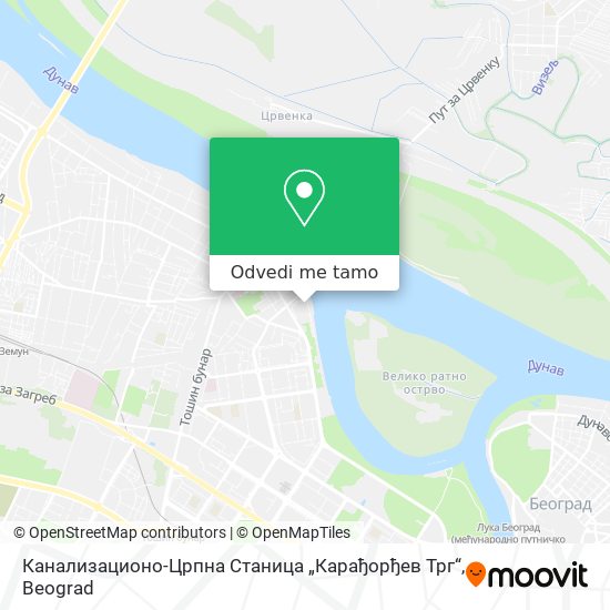 Канализационо-Црпна Станица „Карађорђев Трг“ mapa