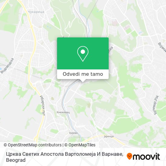 Црква Светих Апостола Вартоломеја И Варнаве mapa