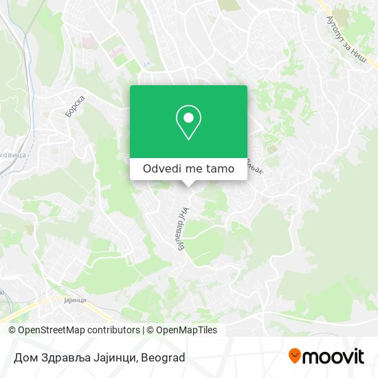 Дом Здравља Јајинци mapa