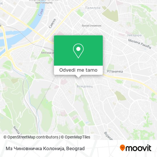 Мз Чиновничка Колонија mapa