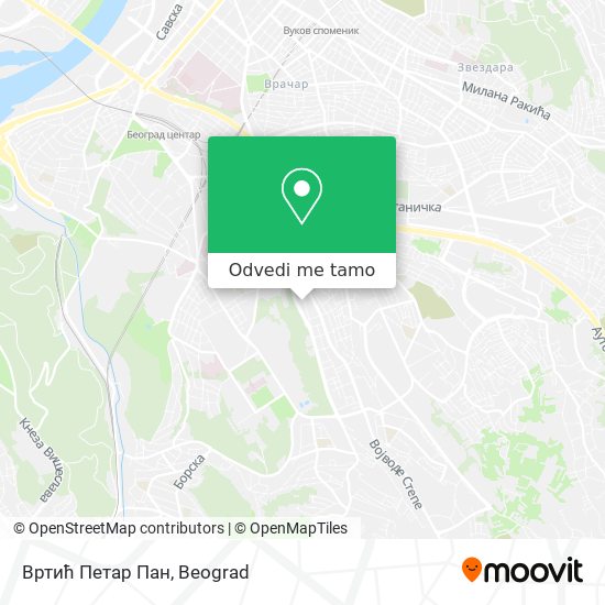 Вртић Петар Пан mapa