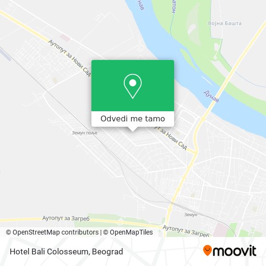 Hotel Bali Colosseum mapa