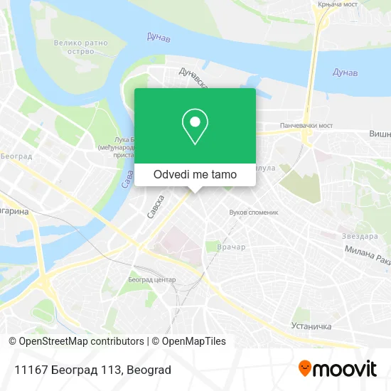 11167 Београд 113 mapa