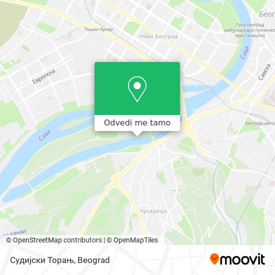 Судијски Торањ mapa