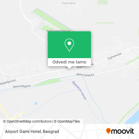 Airport Garni Hotel mapa