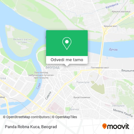 Panda Robna Kuca mapa