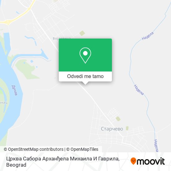 Црква Сабора Арханђела Михаила И Гаврила mapa