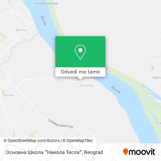 Основна Школа ""Никола Тесла"" mapa