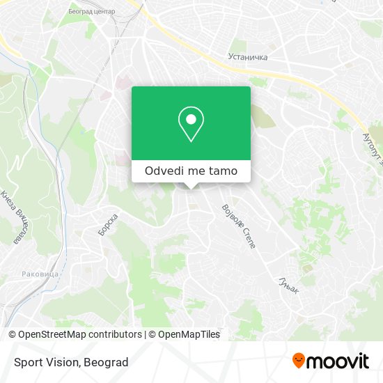 Sport Vision mapa