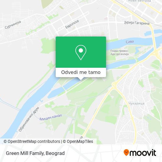 Green Mill Family mapa