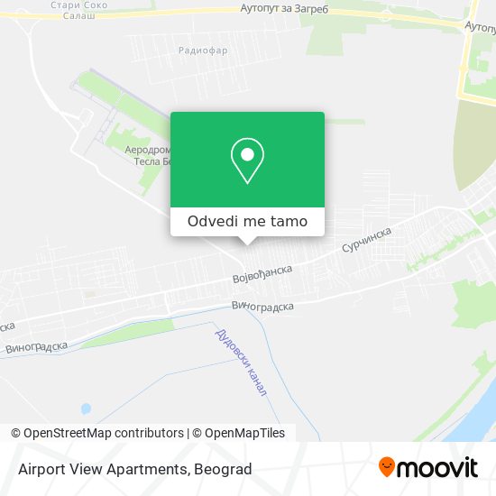 Airport View Apartments mapa