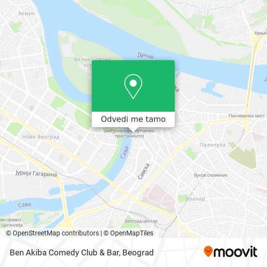 Ben Akiba Comedy Club & Bar mapa