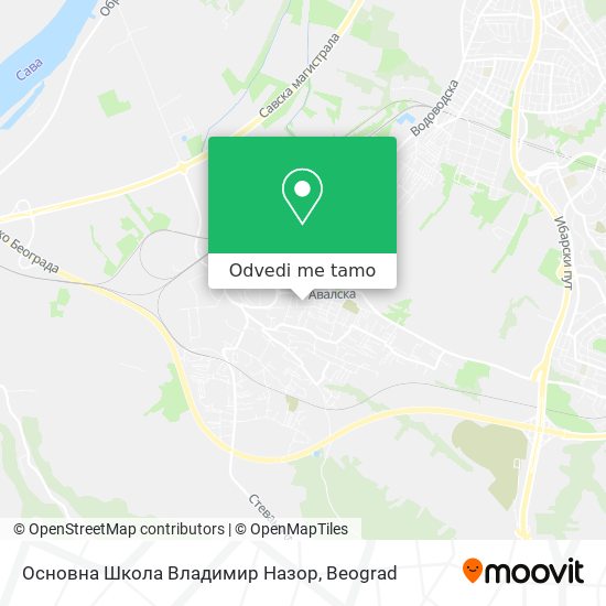 Основна Школа Владимир Назор mapa