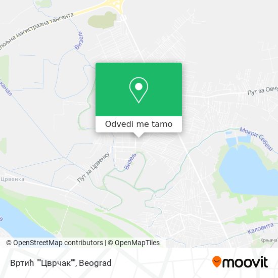 Вртић ""Цврчак"" mapa