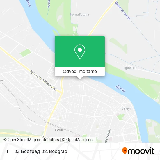 11183 Београд 82 mapa