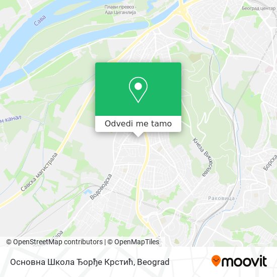 Основна Школа Ђорђе Крстић mapa