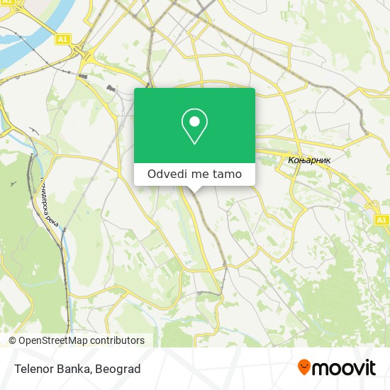Telenor Banka mapa