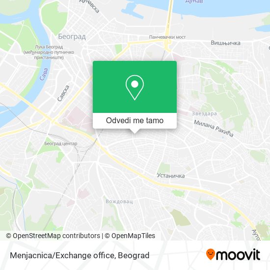Menjacnica/Exchange office mapa