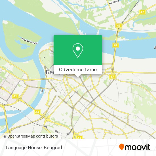 Language House mapa
