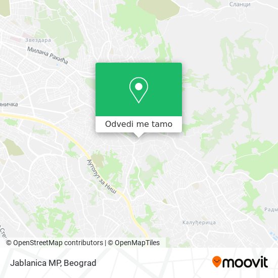 Jablanica MP mapa