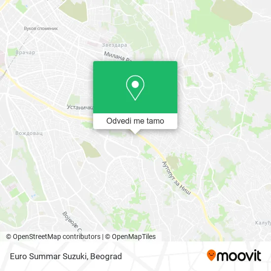 Euro Summar Suzuki mapa