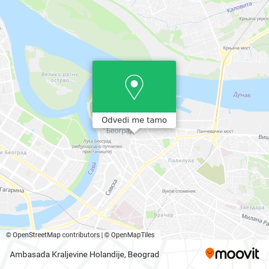 Ambasada Kraljevine Holandije mapa