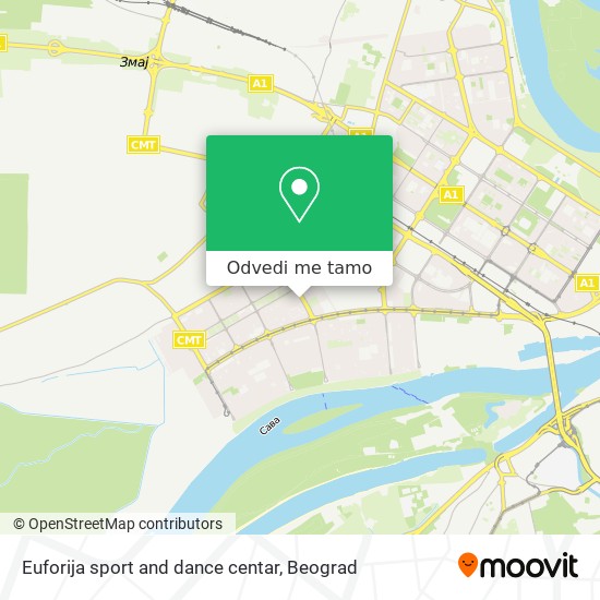 Euforija sport and dance centar mapa