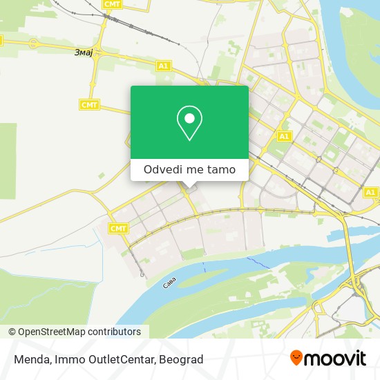 Menda, Immo OutletCentar mapa