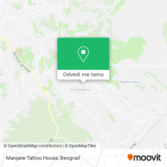 Manjane Tattoo House mapa