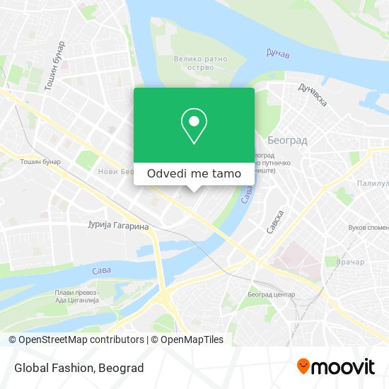 Global Fashion mapa