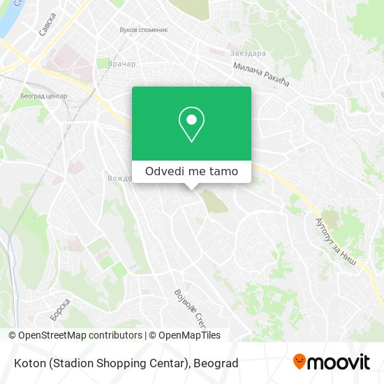 Koton (Stadion Shopping Centar) mapa