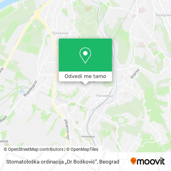 Stomatološka ordinacija „Dr Bošković” mapa