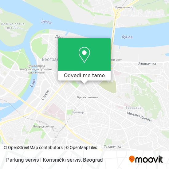 Parking servis | Korisnički servis mapa